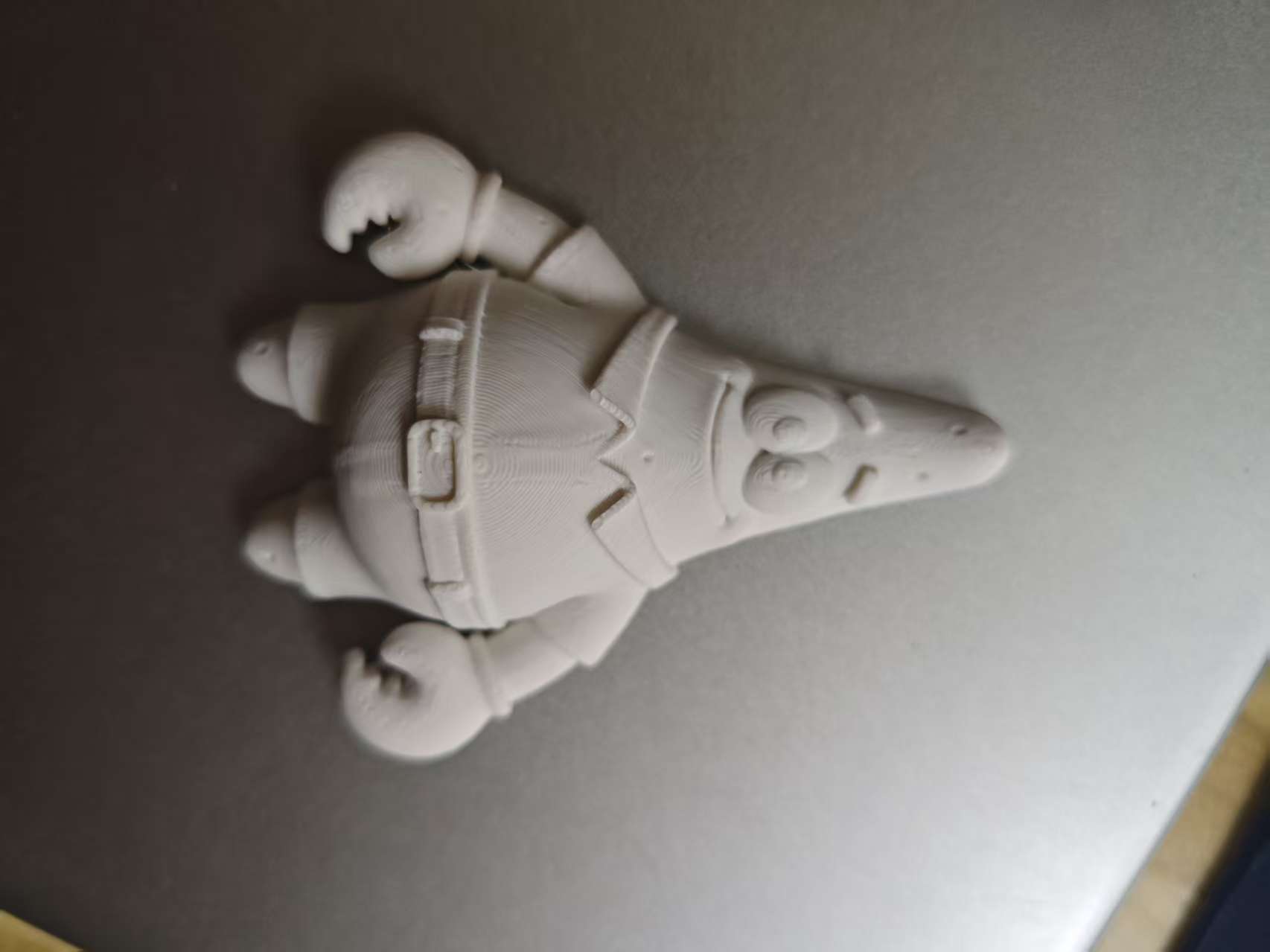 Miniatura 2 do modelo 3D 派老板-无需ams，派大星蟹老板穿搭套装（拆件），冰箱贴