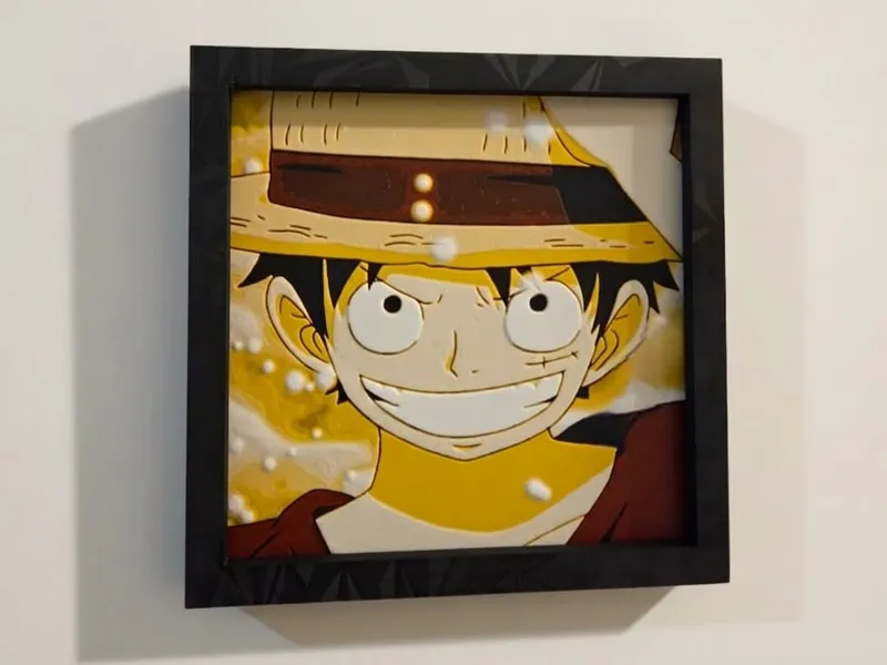 Quadretto 15x15 di Luffy – One Piece