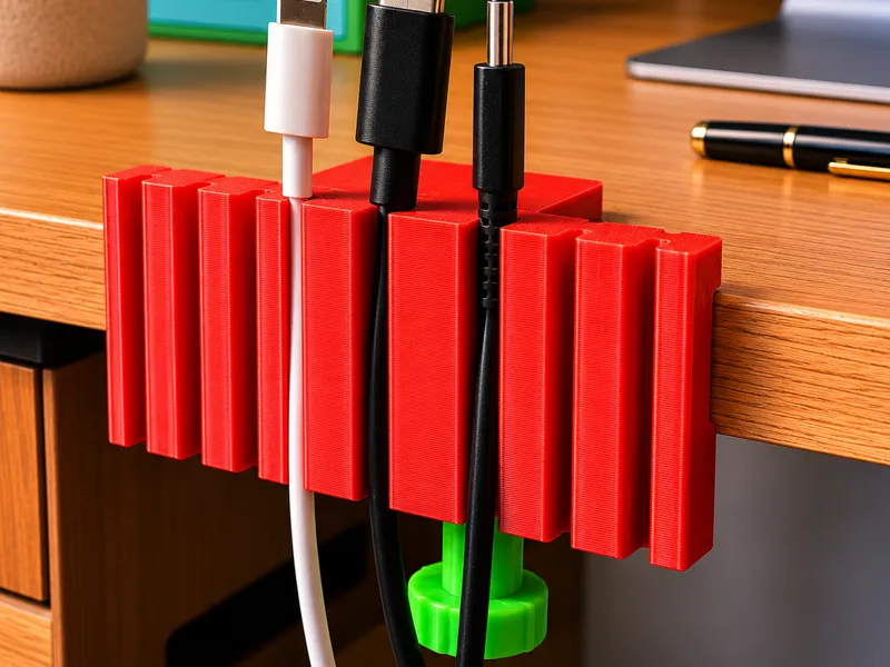 Desk Clamp Cable Holder 