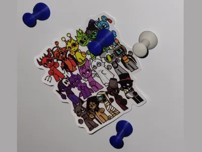 Embedded Magnet 'Pin' for Whiteboard, Fridge Etc.