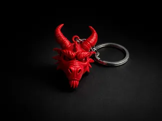 Dragon Head Keychain