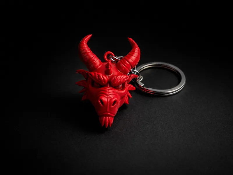 Dragon Head Keychain
