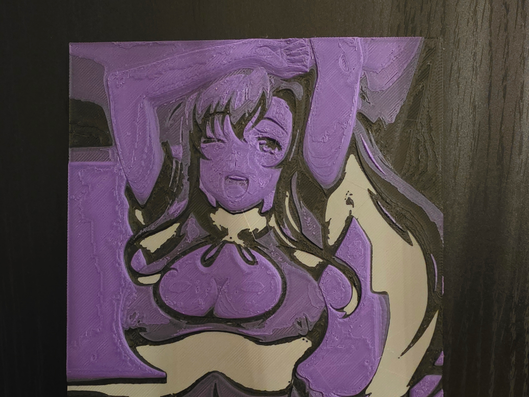 Hueforge Anime Frau - sexy - Pink Top