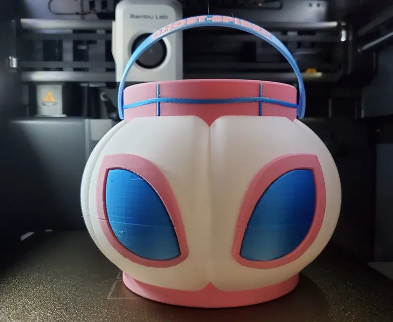 Ghost Spider (Spider Gwen) Halloween Candy Bucket