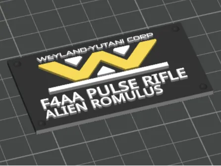 M4AA Pulse Rife Stand Plaque
