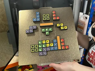 Multi Color Tetris Tetromino (all 7-designs inc.)