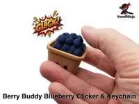 Berry Buddy Blueberry Clicker & Keychain