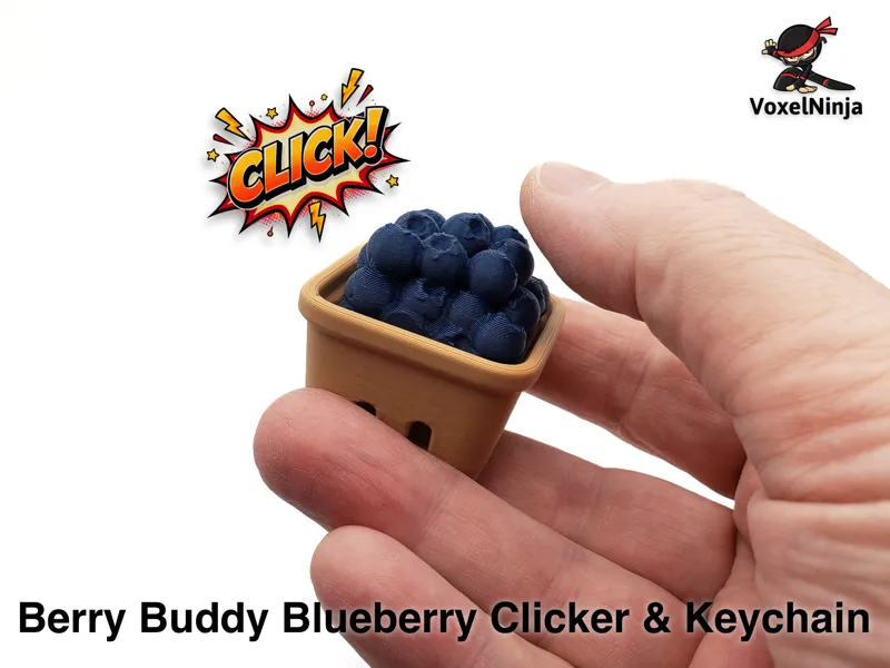 Blueberry Basket Fidget Clicker