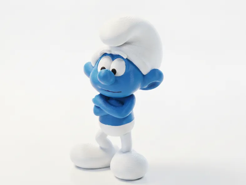 Papa Smurf Figurine Cartoons Animation