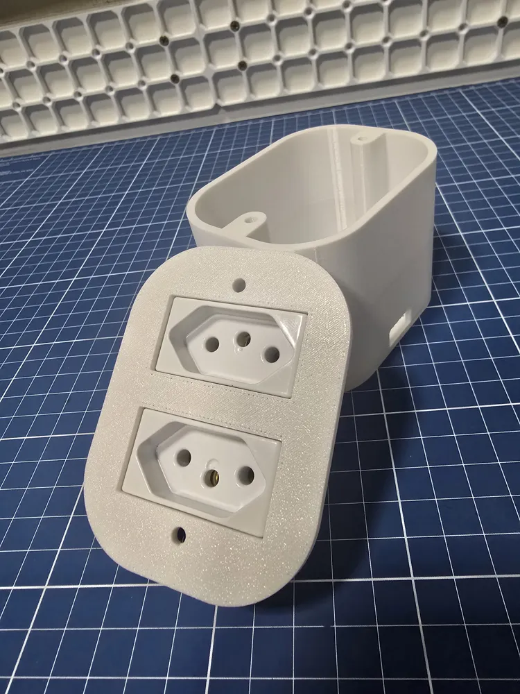 Double Surface Mount Socket - Tramontina Liz - Free 3D Print Model ...