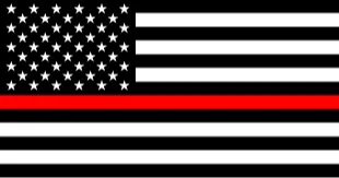 Double sided Redline Flag Keychain