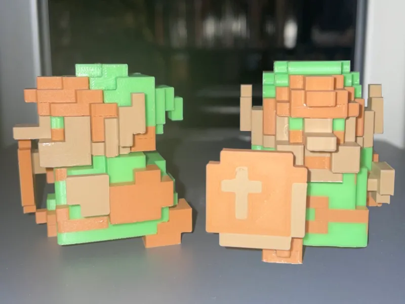1986 8-Bit Link Sprite Figurine By Jaebii