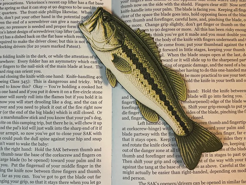 Largemouth Bass Bookmark