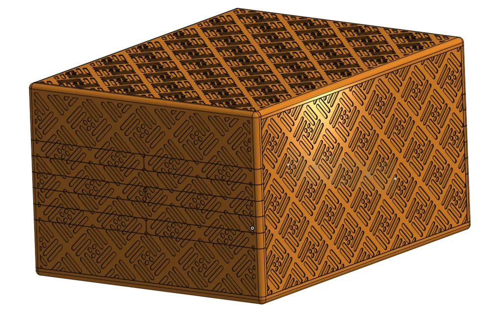 Himitsu Bako 3 | 60 Steps - 6 Hidden Compartments - Free 3D Print