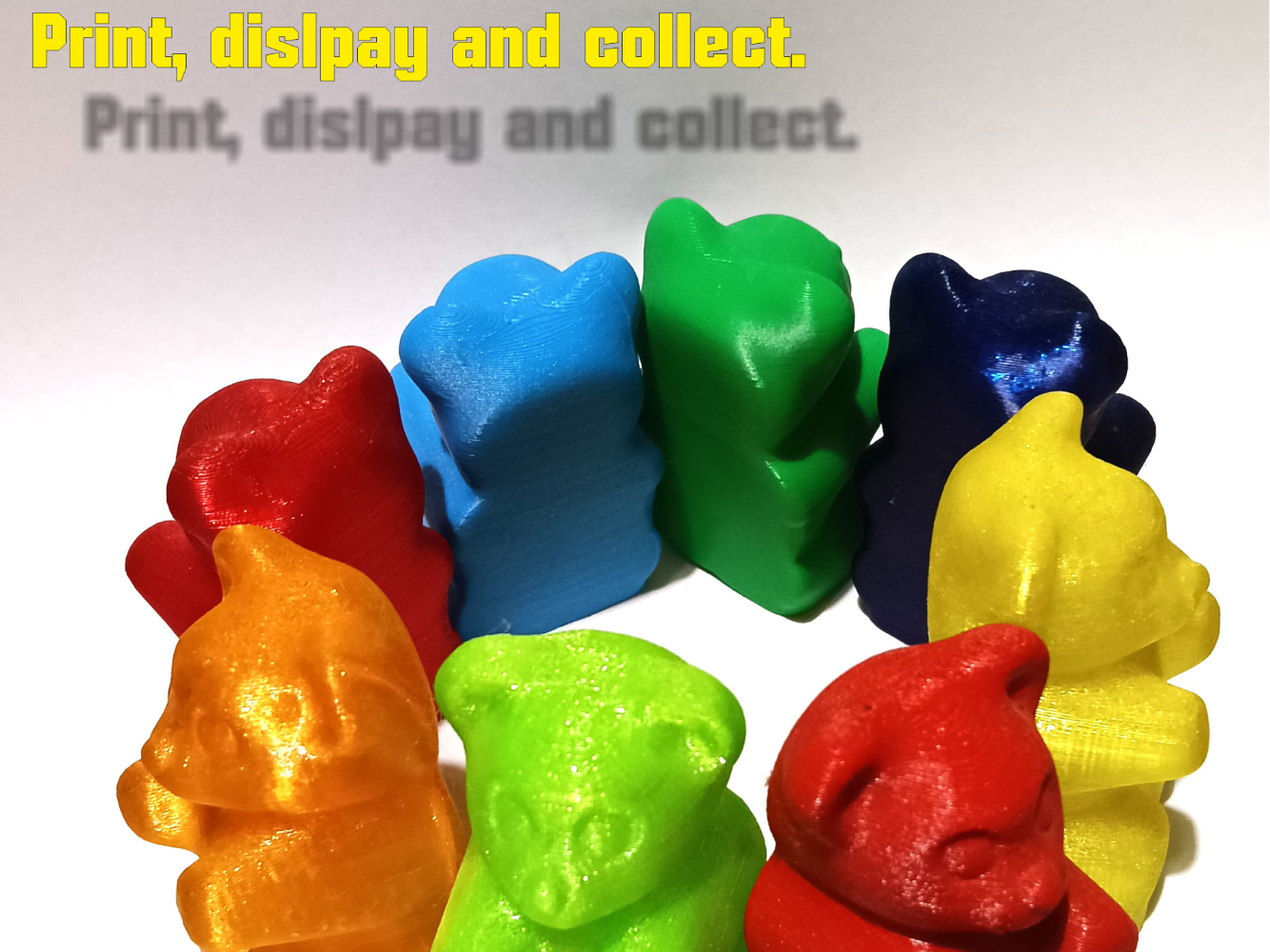 Filament Swatch Test – Gummy Bear (No Support)
