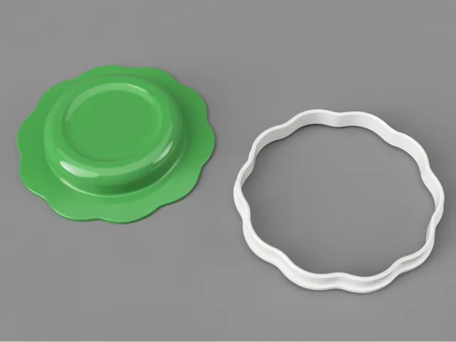 Cortante Sorrentino +Contramolde - Ceramica - 13cm