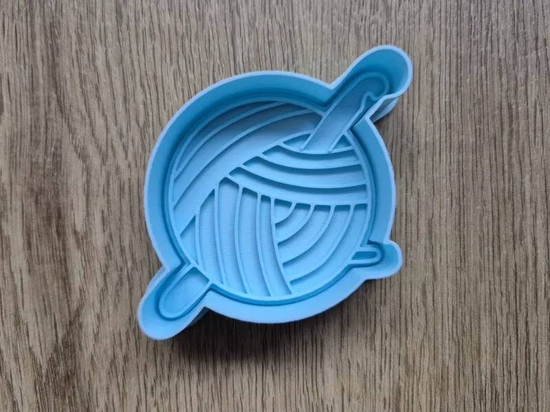 Cookie Cutter - Yarn Ball and Chrochet Hook