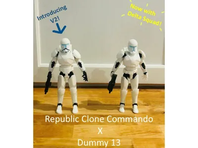 Clone Commando (+ Delta Squad Variants) x Dummy 13