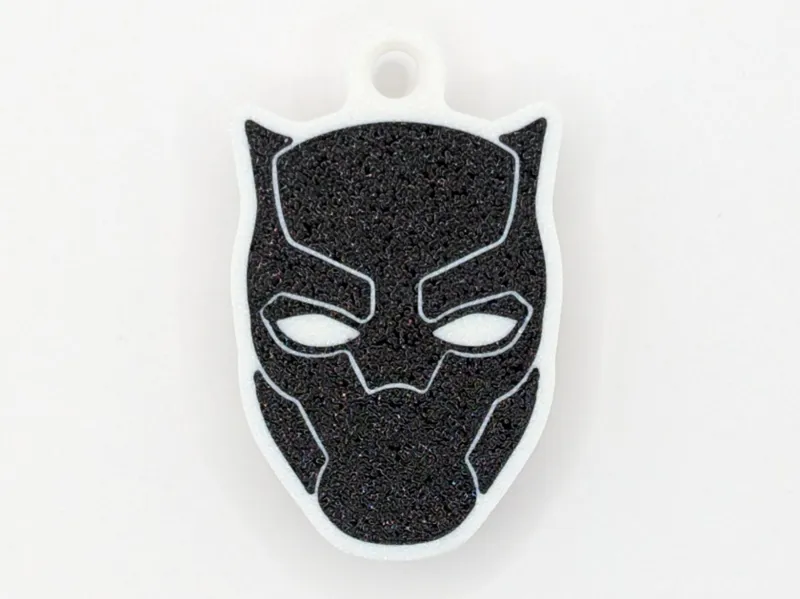 Black Panther Keychain - Multicolour