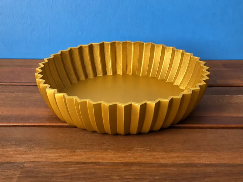 Modern Fluted Decorative Bowl for table vase