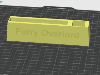 Furry Overlord Food holder