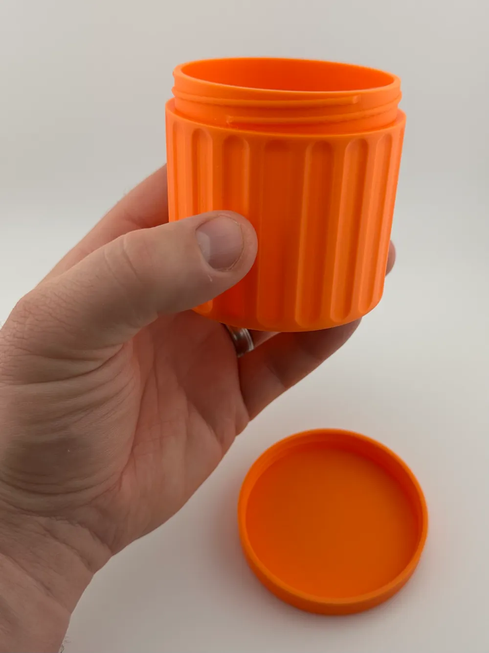 Container with TripleStart Threaded Lid by dfreshkremer MakerWorld