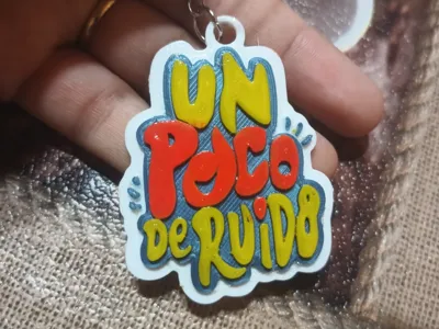 UN POCO DE RUIDO KEYCHAIN