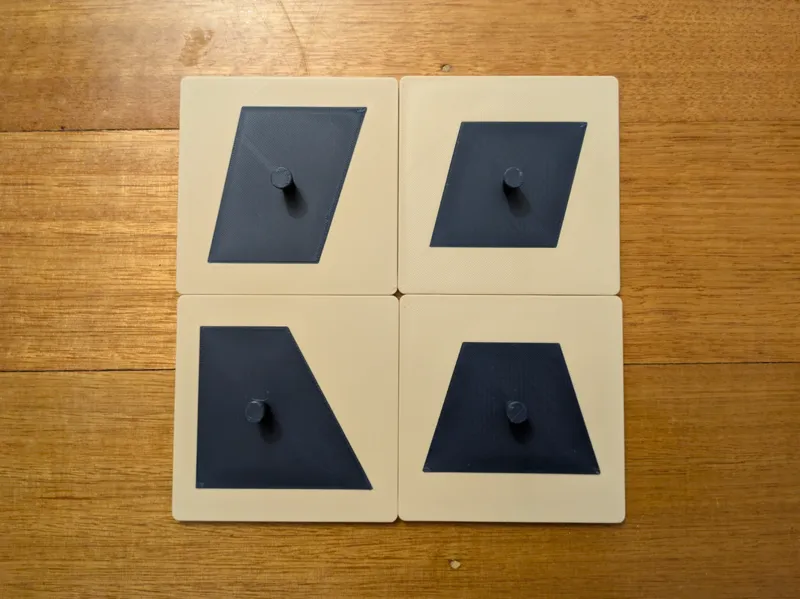 Montessori Geometric Cabinet - Tray 6, Quadtrilate