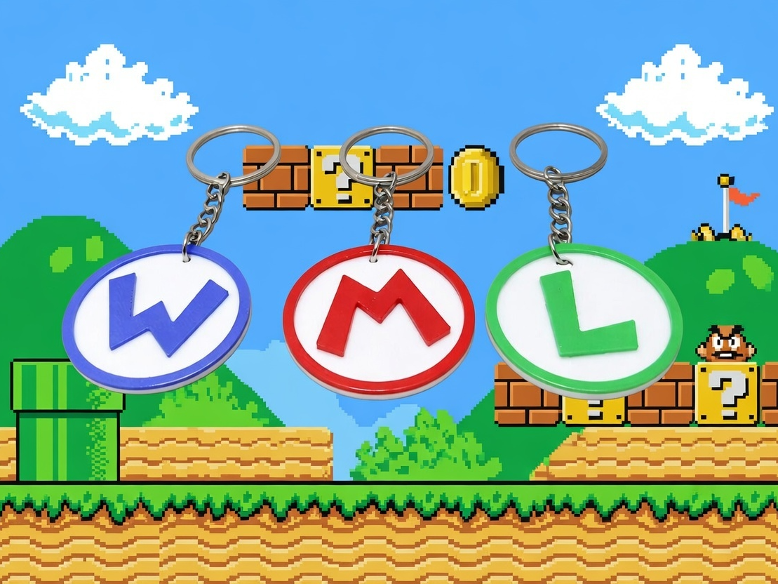 Mario Keychain