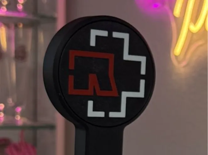 Zapfhahneinsatz Rammstein - Bierdeckel