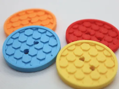 Textured button set