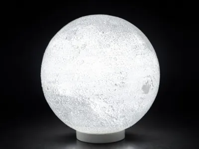 Moon Lamp 14cm with E27 base