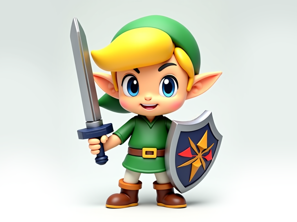 Figurine Link chibi - de l'univers de Zelda
