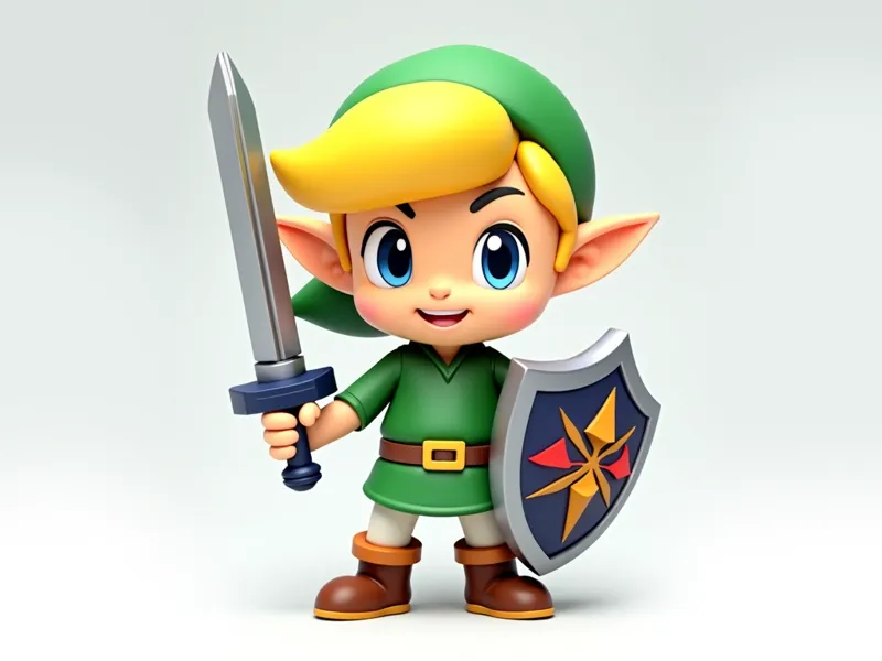 Figurine Link chibi - de l'univers de Zelda