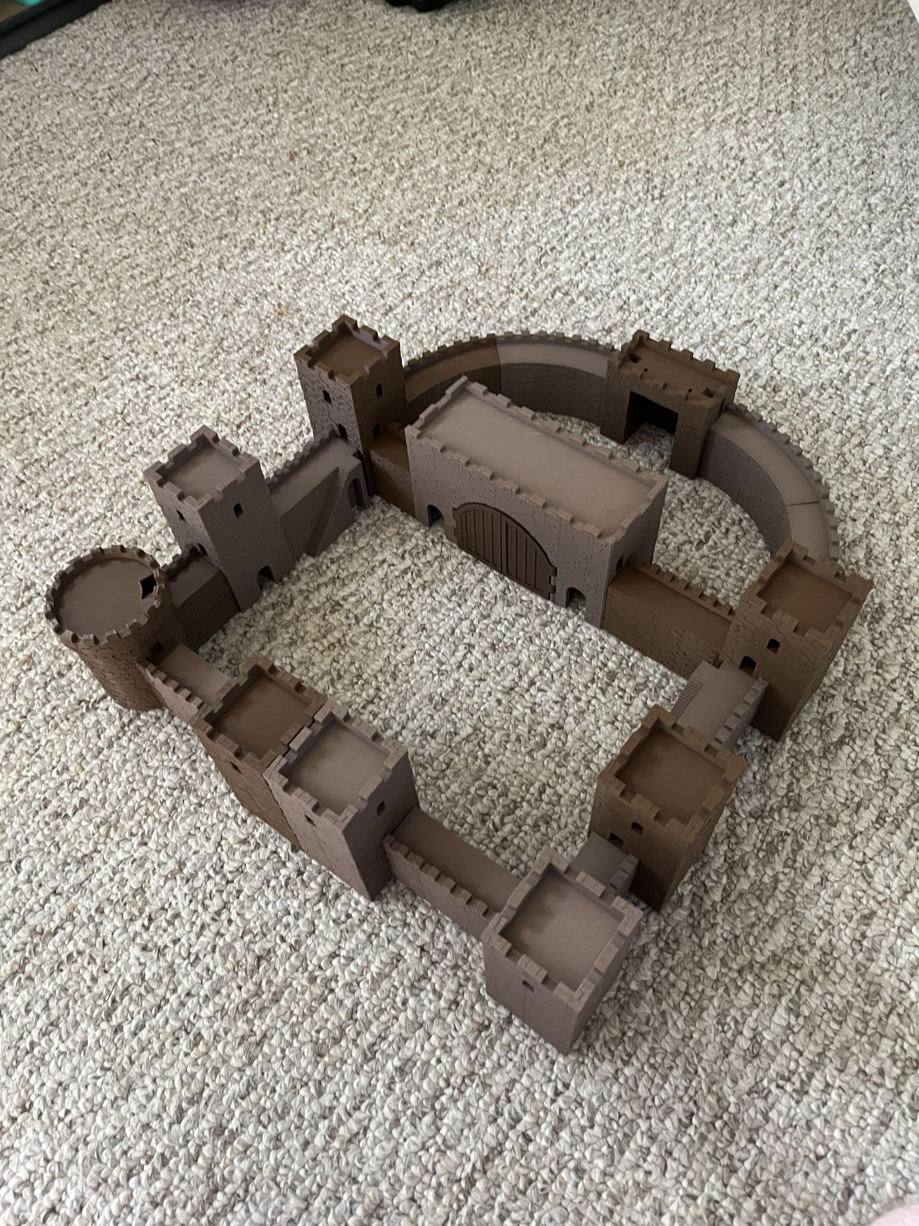 Miniatura 3 do modelo 3D Modular castle