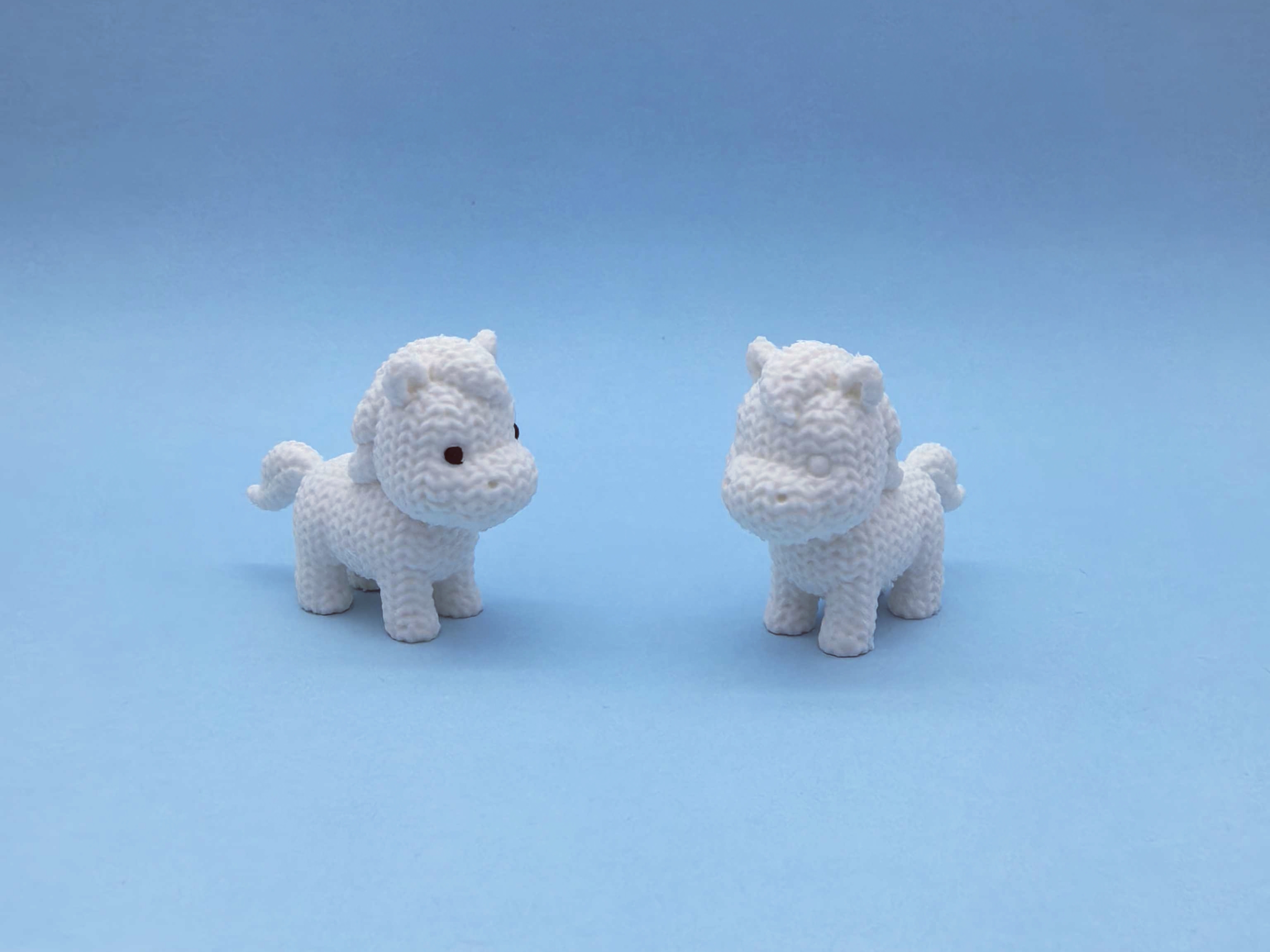 Miniatura 2 do modelo 3D 牧场物语&可爱小马（针织）
