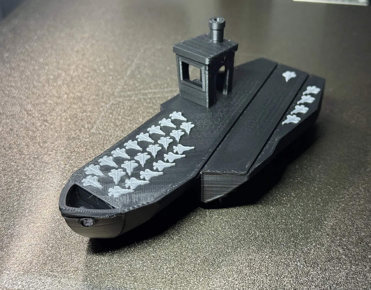 Benchy Aircraft Carrier! view 2