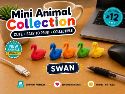 Mini Swan – Mini Animal Collection #12