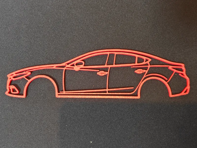 Mazda 3 2D Art Line Decoration