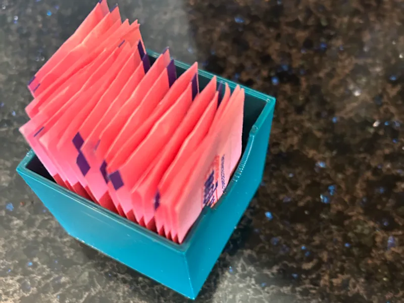 Coffee Sweetener Packet holder