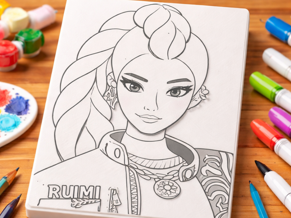 Rumi 3D Printed Color & Paint Sheet | Long-Lasting