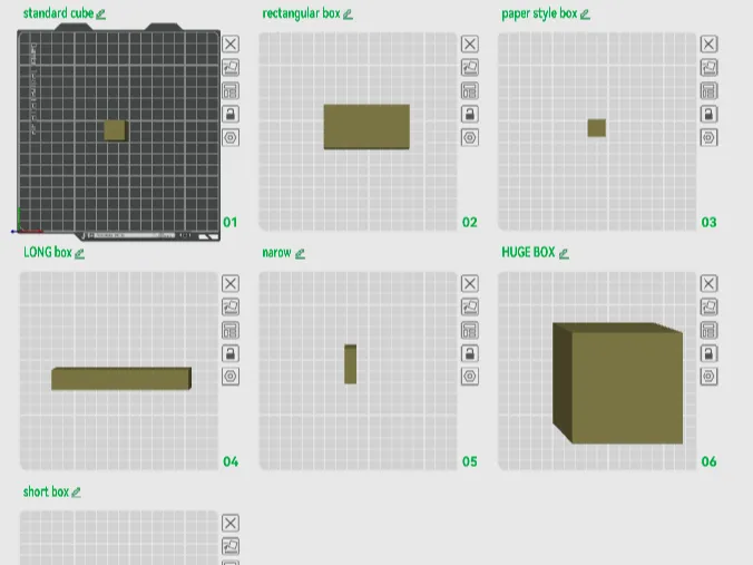 carbord (and paper) boxes