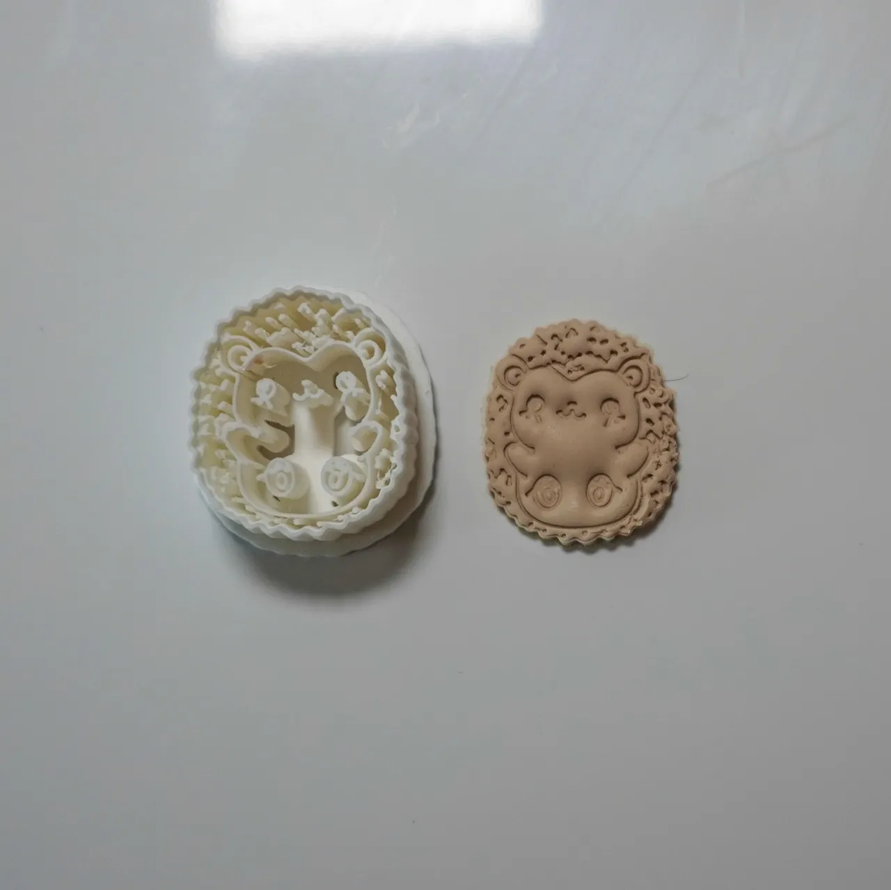 Hedgehog Polymer Clay Cutter Earrings Necklaces view 3