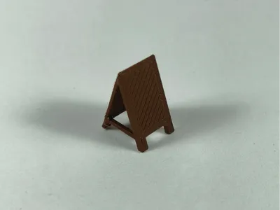 H0 Pavement Sign / A-Board (1:87)