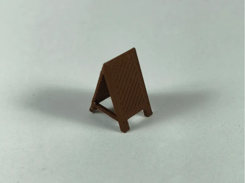 H0 Pavement Sign / A-Board (1:87)