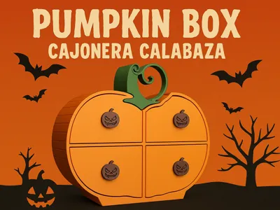 Pumpkin Box – Halloween Drawer Organizer 
