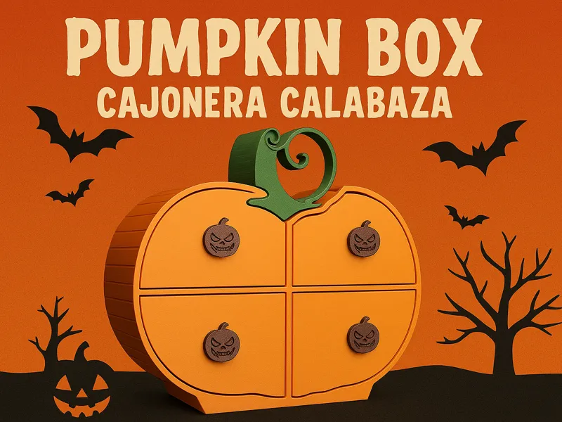 Pumpkin Box – Halloween Drawer Organizer 