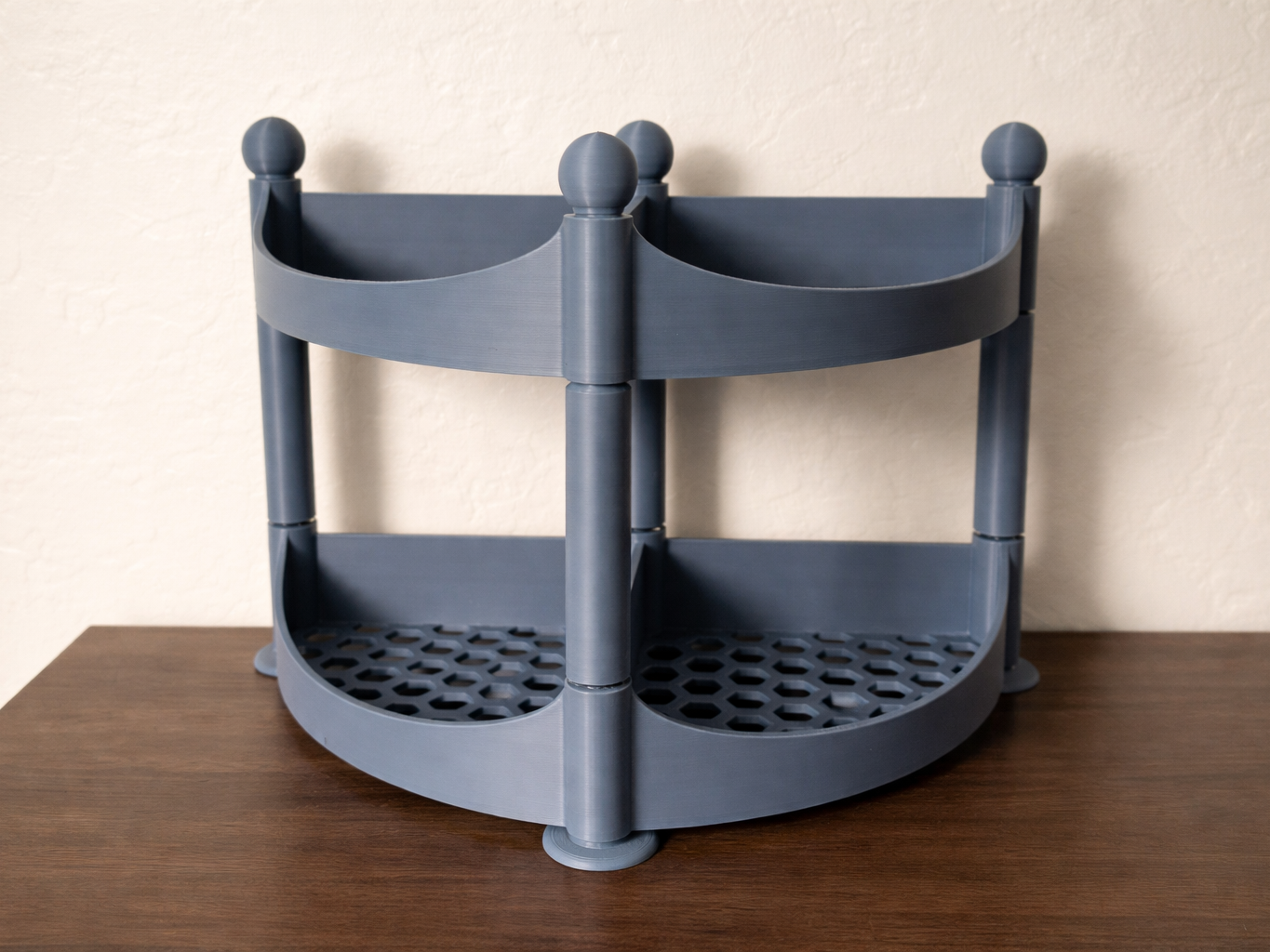 Miniatura 1 do modelo 3D Modular Shelf System Half Circle 
