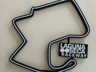 Laguna Seca Raceway Layout