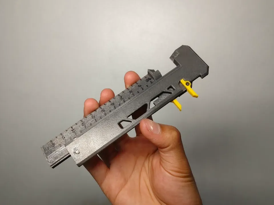 MultiCaliper [Vernier Caliper + Ruler] Concept - Free 3D Print Model ...